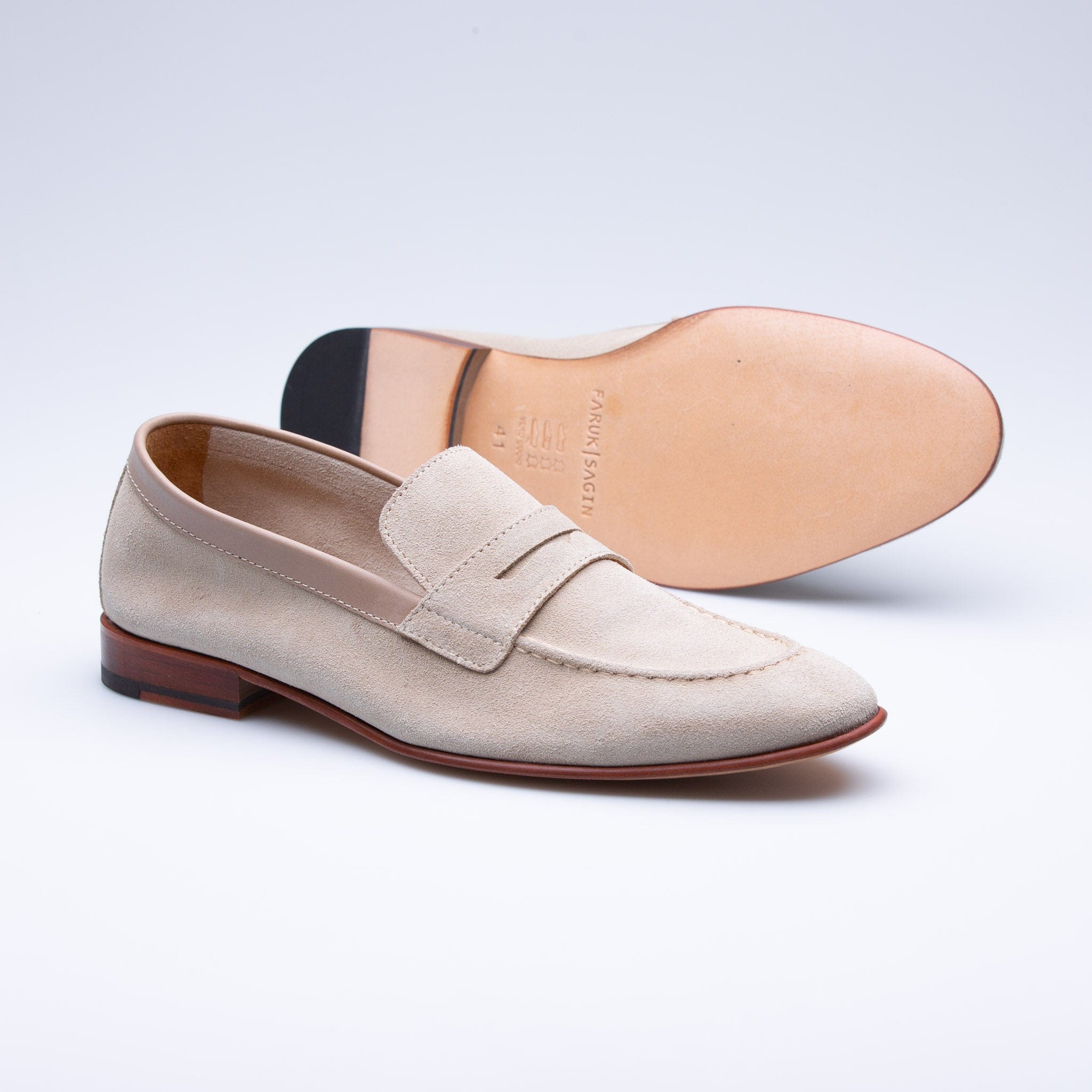Beige Sarr Classic Shoes for Women - Comfortable Casual Loafers for Walking, Work & Travel | Slip-On Lightweight Footwear for Everyday Wear