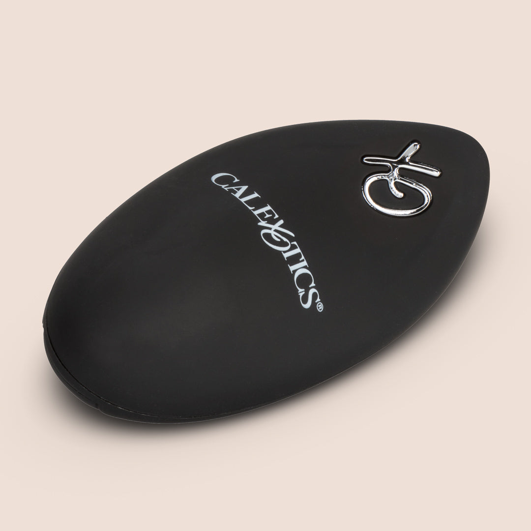 CalExotics Rechargeable Remote Control Silicone Panty Vibrator - Waterproof & Curved Design for Hands-Free Pleasure | Perfect for Couples Play & Solo Use