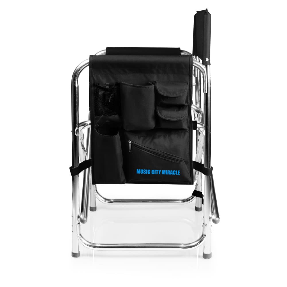 PICNIC TIME NFL Unisex-Adult Sports Chair with Side Table - Portable Beach & Camping Chair for Outdoor Games, Tailgating, Picnics & Backyard Relaxation