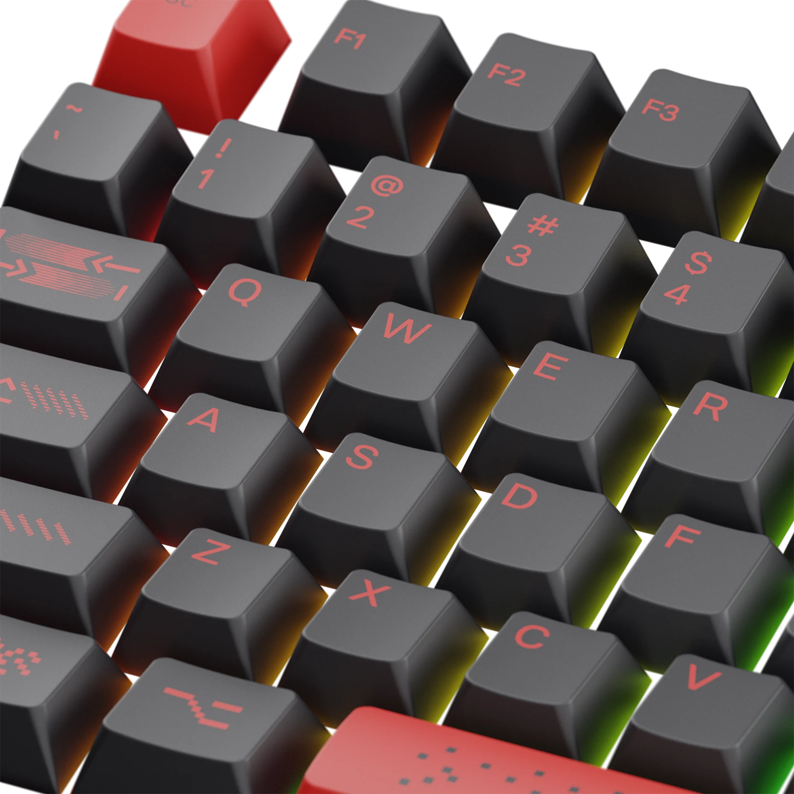 Limited Edition Pixel Punk Keycaps - Custom Mechanical Keyboard Keycaps for Gamers & Typists - Perfect for Gaming, Coding & Office Work