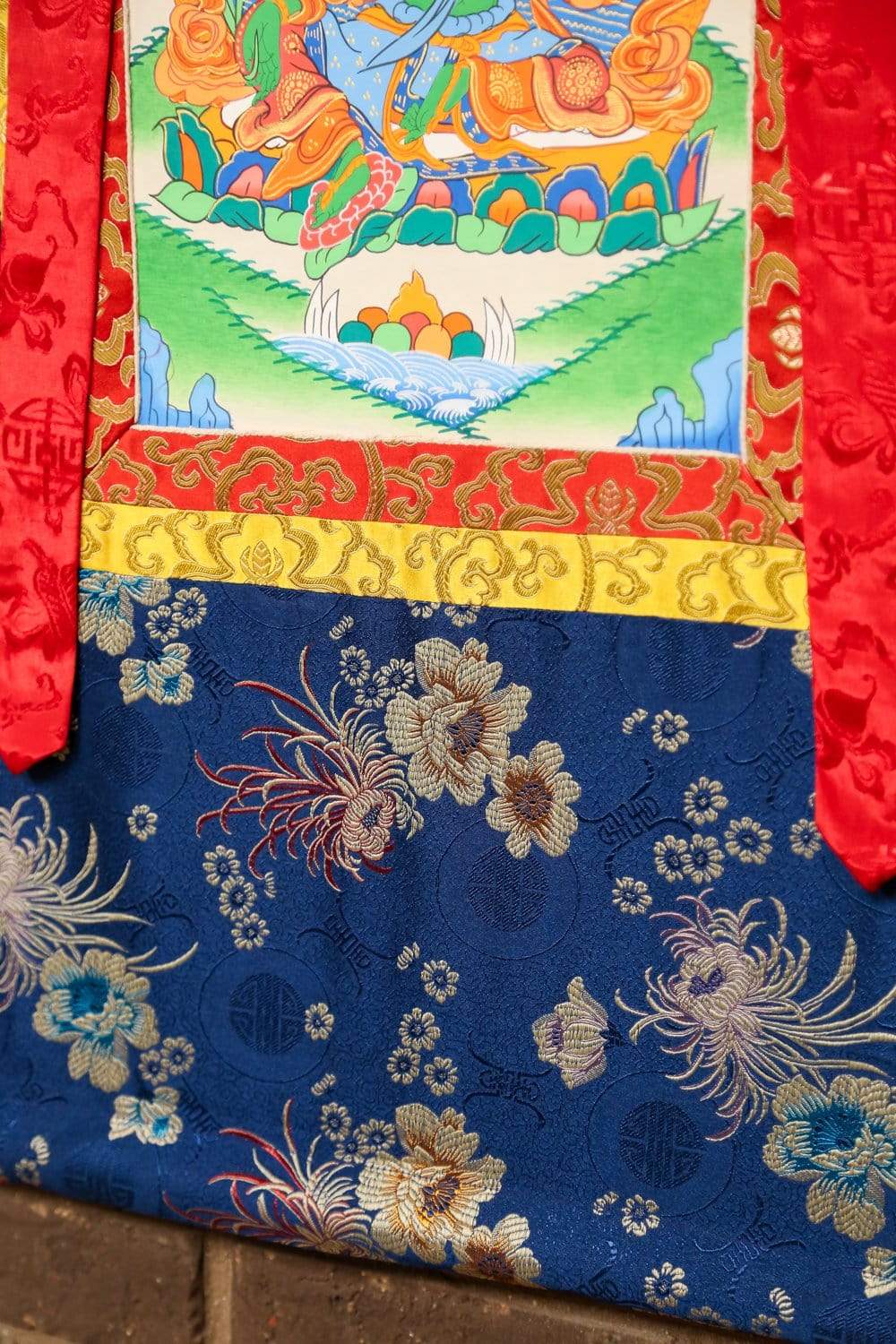 Green Tara Savioress Framed Thangka - Tibetan Buddhist Wall Art for Meditation & Spiritual Decor | Perfect for Home Altar, Yoga Studio & Healing Space