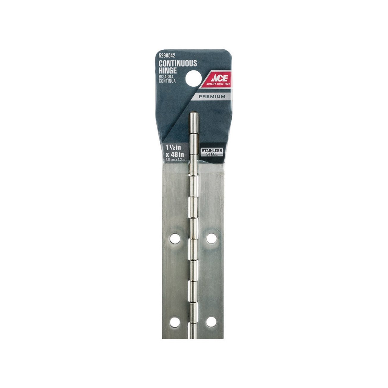 Ace Card x 3 Continuous Hinge (01-3510-180) - Durable Metal Hinge for Cabinets, Doors & Furniture - Perfect for Home Improvement & DIY Projects