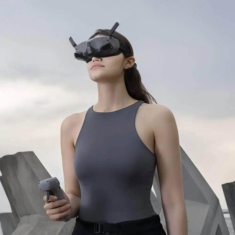 DJI Goggles Integra - FPV Drone Goggles with HD Low-Latency Video Transmission for Immersive Flying Experience | Perfect for Racing, Aerial Photography & VR Exploration