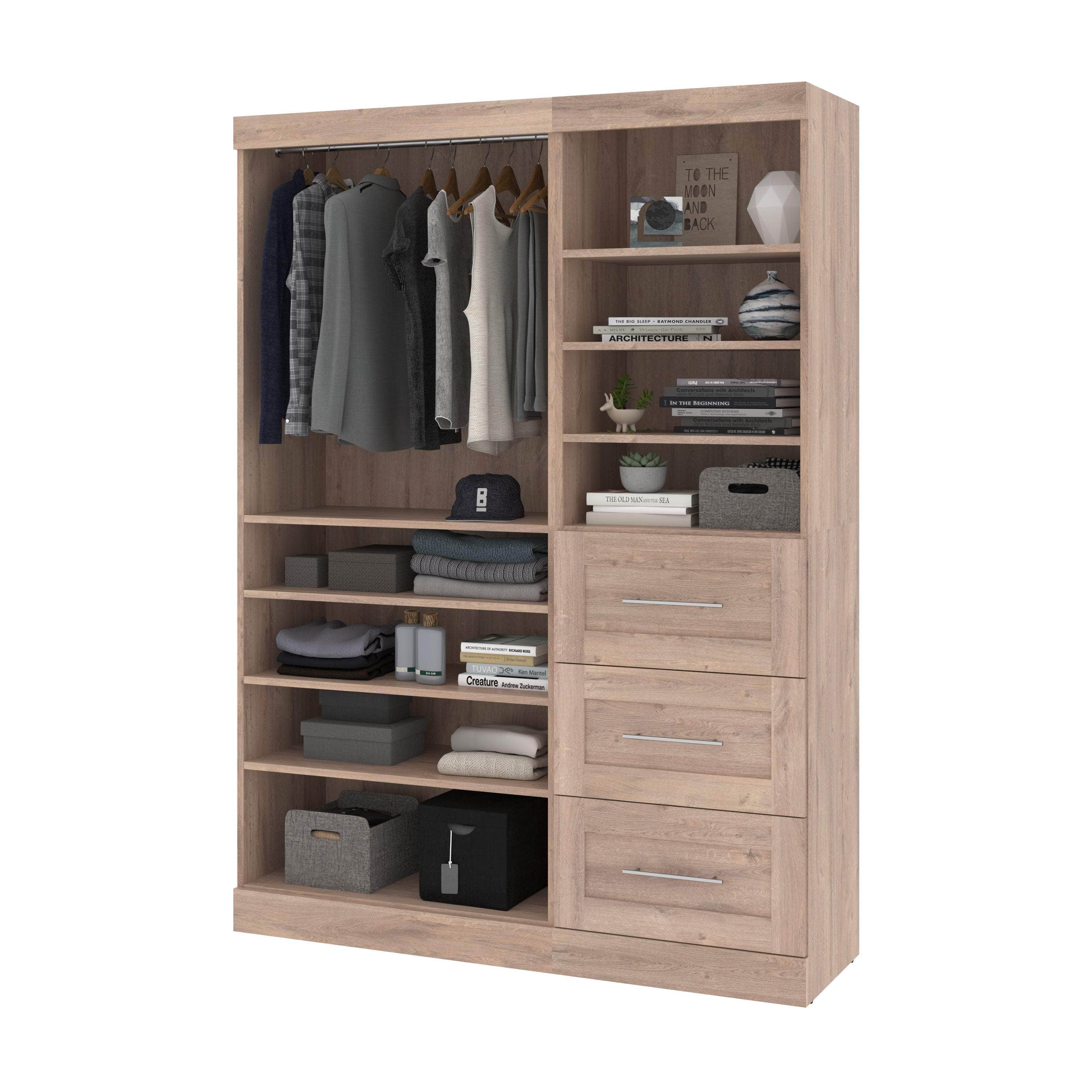 61W Closet Organizer with 7 Color Options - Space Saving Storage Solution for Bedroom, Closet & Wardrobe Organization