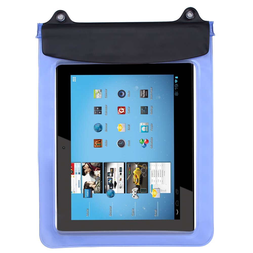Waterproof Tablet Pouch Case for iPad Air 2, Samsung Galaxy Tab S 10.5