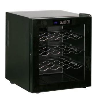 Farfalla FWC 16EC 16 Bottle Wine Cooler Refrigerator - Perfect for Home Bars, Restaurants & Wine Cellars