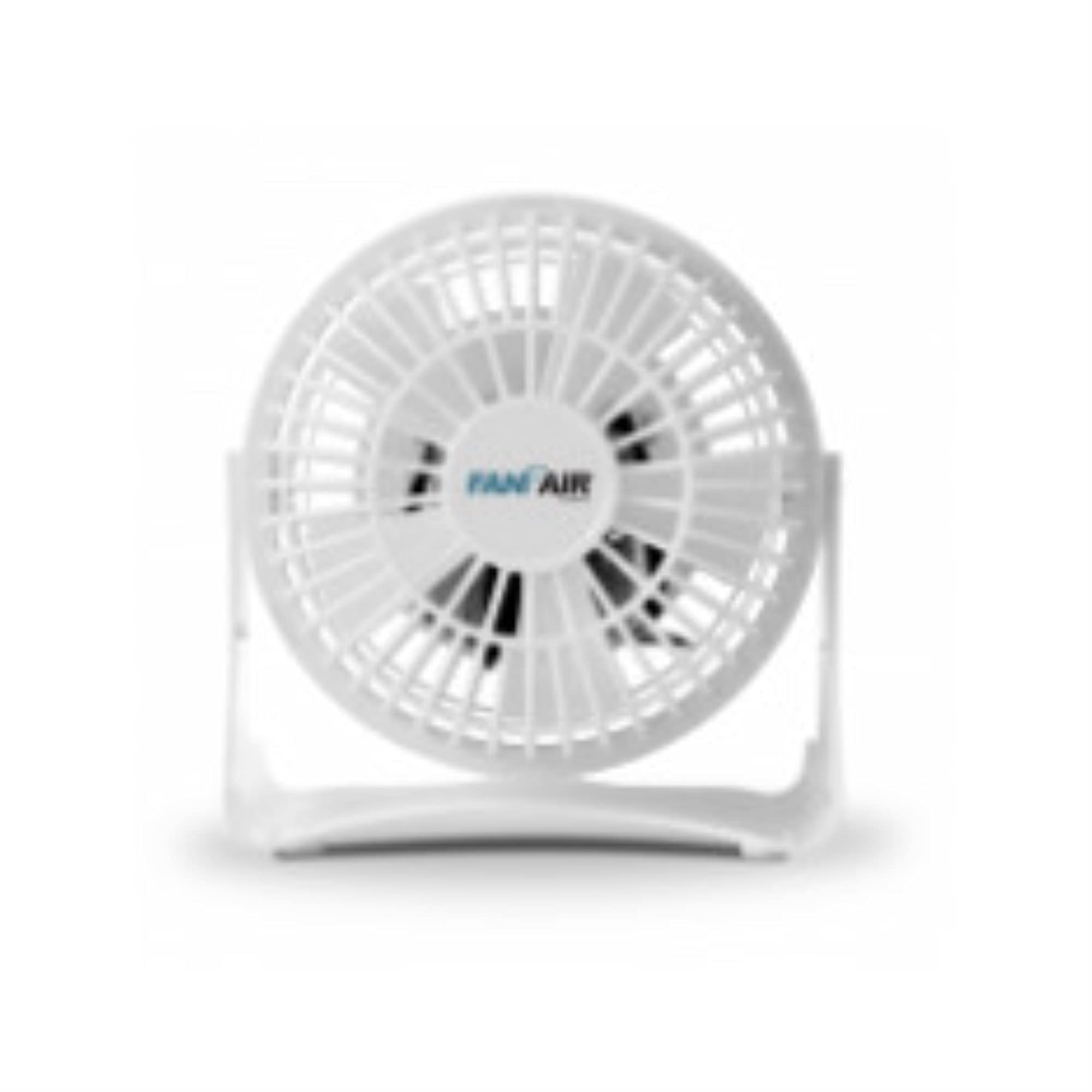 FanFair 4-Inch Mini High Velocity Personal Fan - Ultra Quiet Cooling, Adjustable Tilt for Floor or Desk - Perfect for Bedroom, Home Office & Workspace (White)