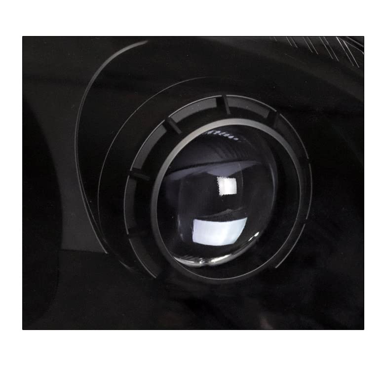 2007-2012 GMC Acadia Projector Headlights - Black LED Headlamps for Base, Denali, SL, SLE, SLT Models | Upgrade Your Night Driving & Off-Road Adventure Lighting