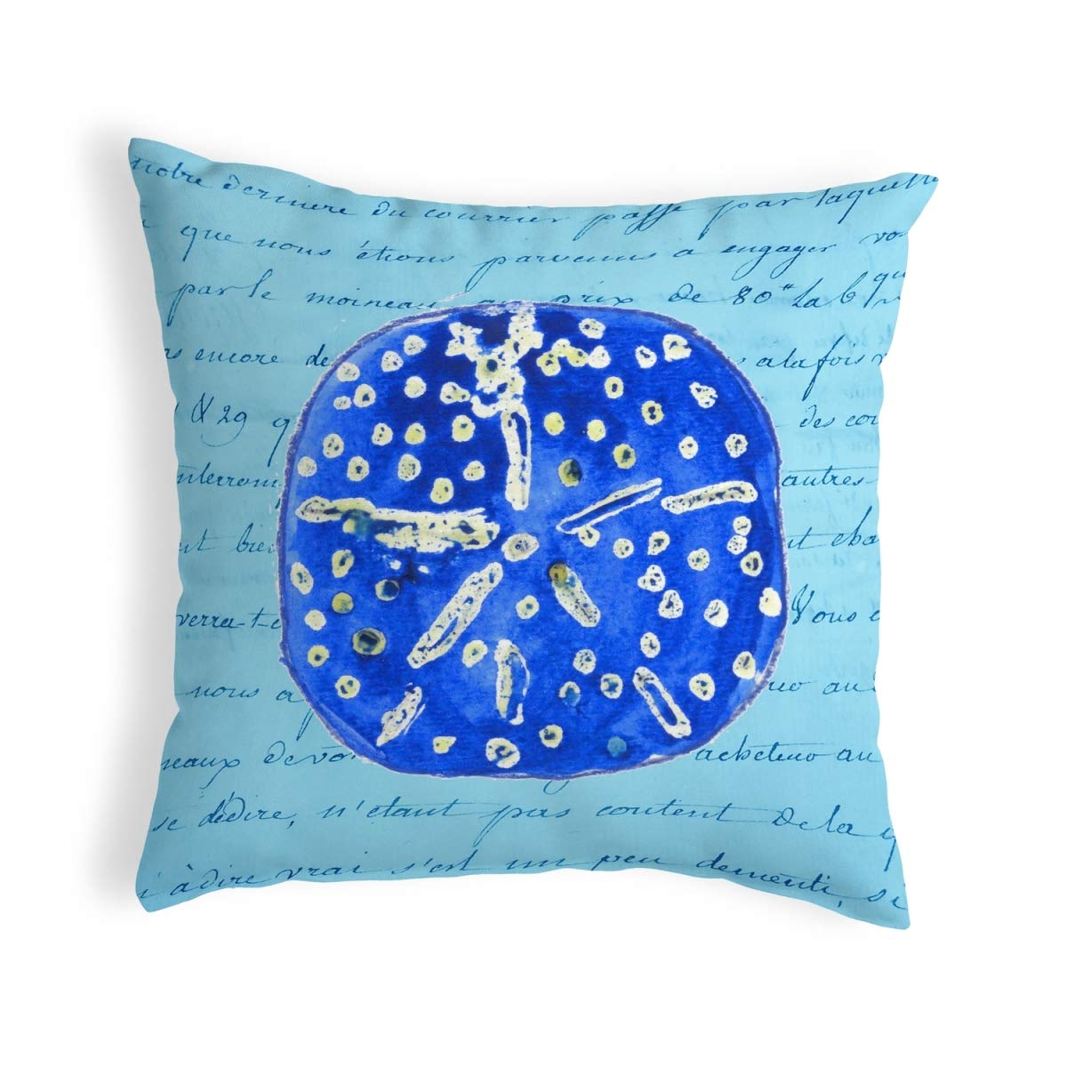 Betsy Drake KS989 Decorative Throw Pillow 12x12 Inches - Soft Multi-Color Cushion for Sofa, Bed, Living Room & Home Decor
