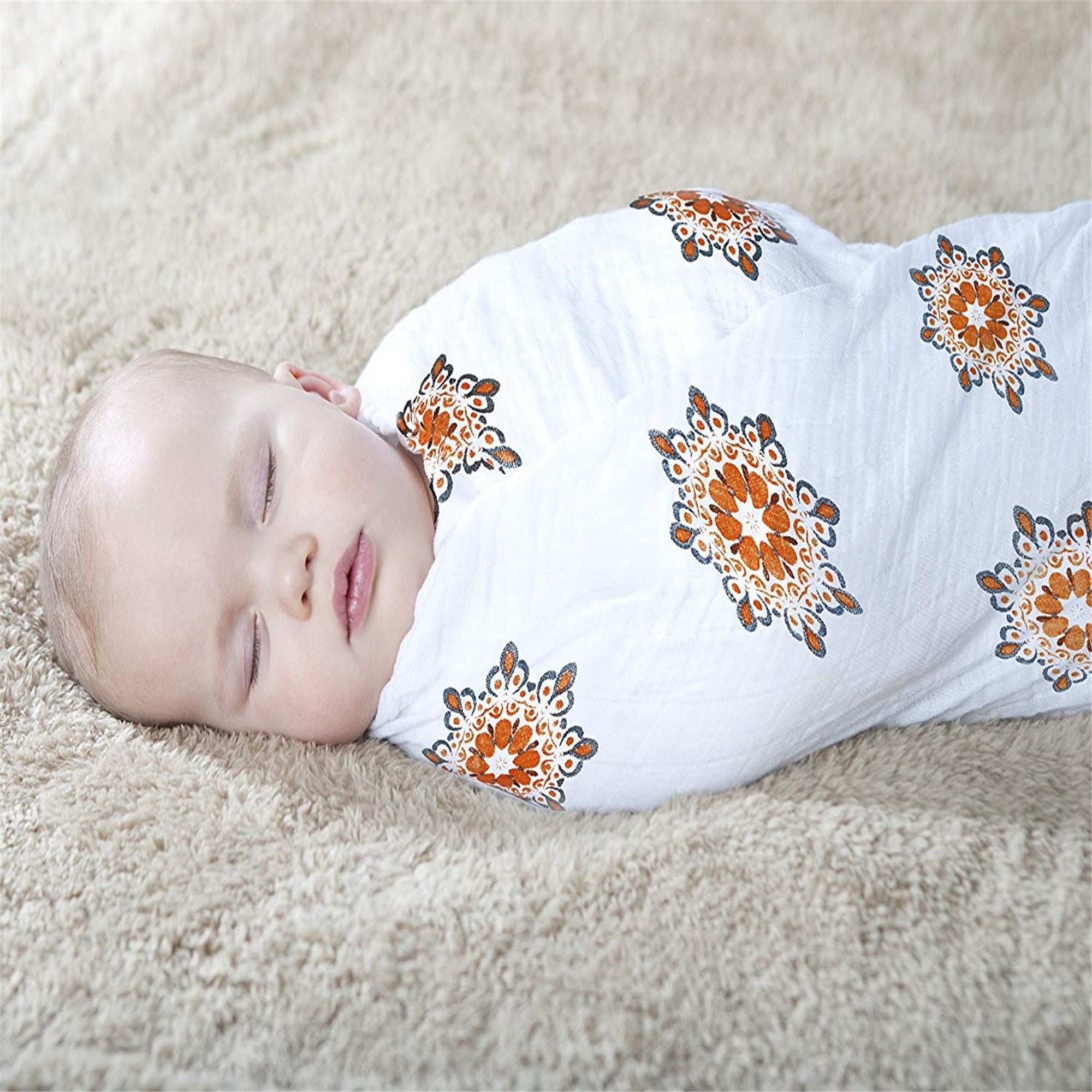 Aden Anais Bamboo Swaddle Blanket - Soft & Breathable Baby Wrap for Newborns - Perfect for Swaddling, Nursing & Stroller Use