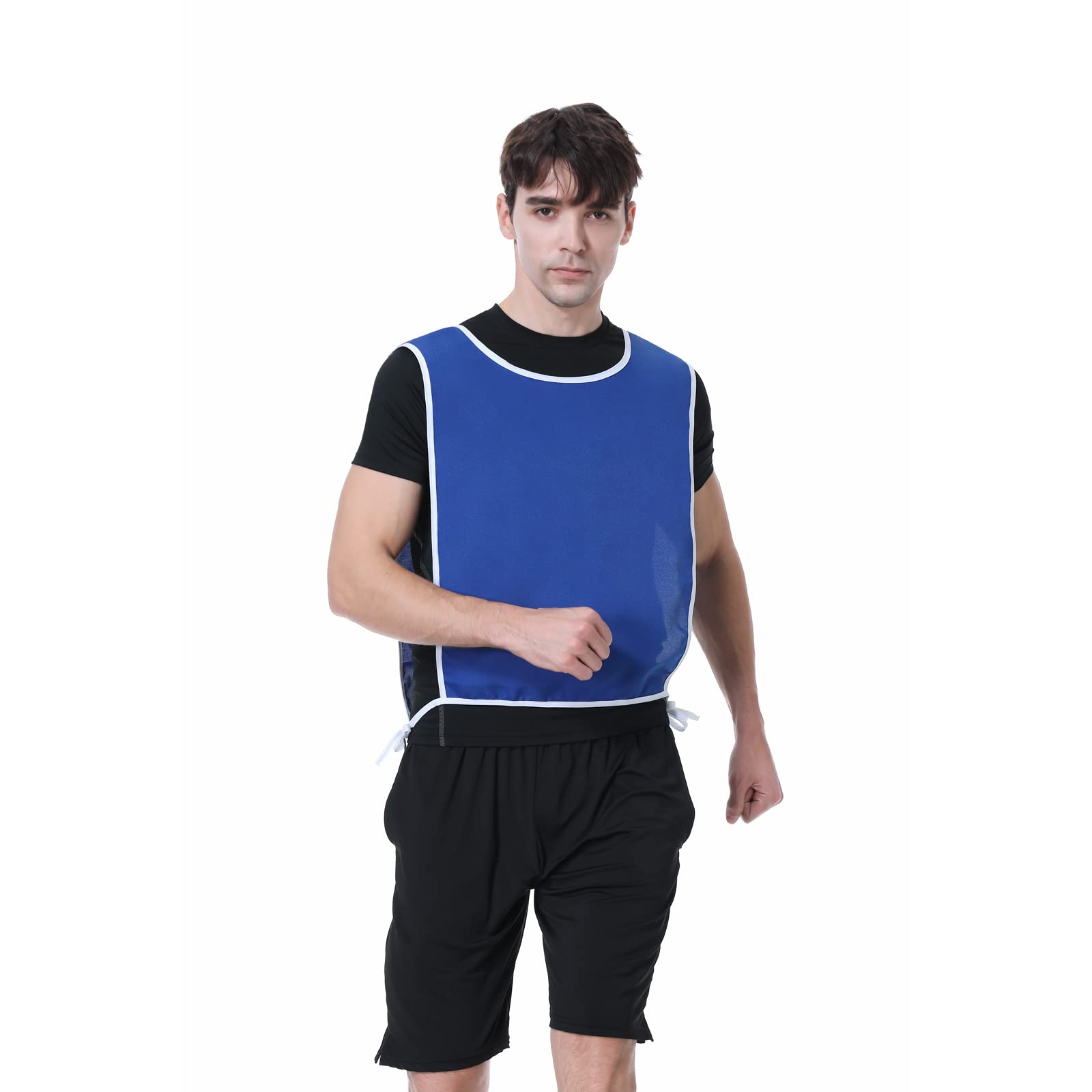 TopTie Adult Golf Training Bibs - Adjustable Polyester 2-Tone Sports Vest with Ties for Golf Tournaments & Team Events | Perfect for Coaches, Players & Spectators