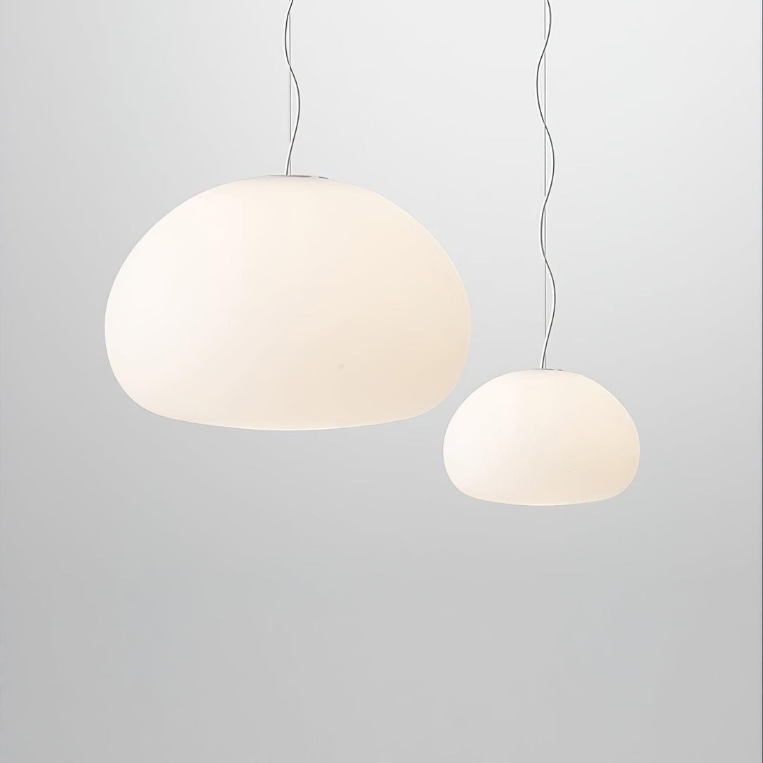 Modern Fluid Pendant Light Fixture - Elegant Dimmable Hanging Chandelier for Kitchen Island, Dining Room & Bedroom Decor