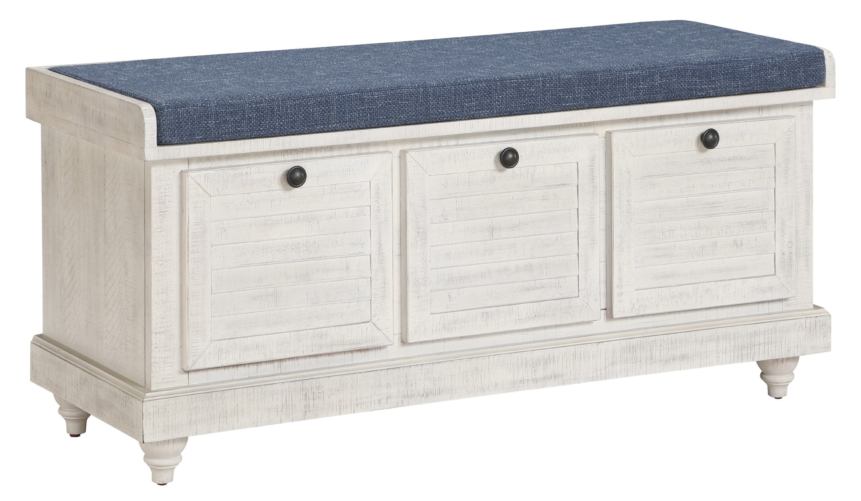 Office Star OSP Designs Dover Storage Bench with Seat - 2-Tier Organizer for Entryway, Living Room & Bedroom - Durable Fabric & Wood Frame for Home Storage Solutions [DOV]