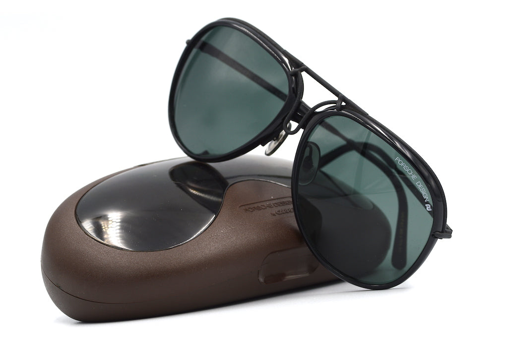 Porsche Design by Carrera 5632 SML Matte Black Interchangeable Sunglasses - Stylish UV Protection for Driving & Outdoor Activities