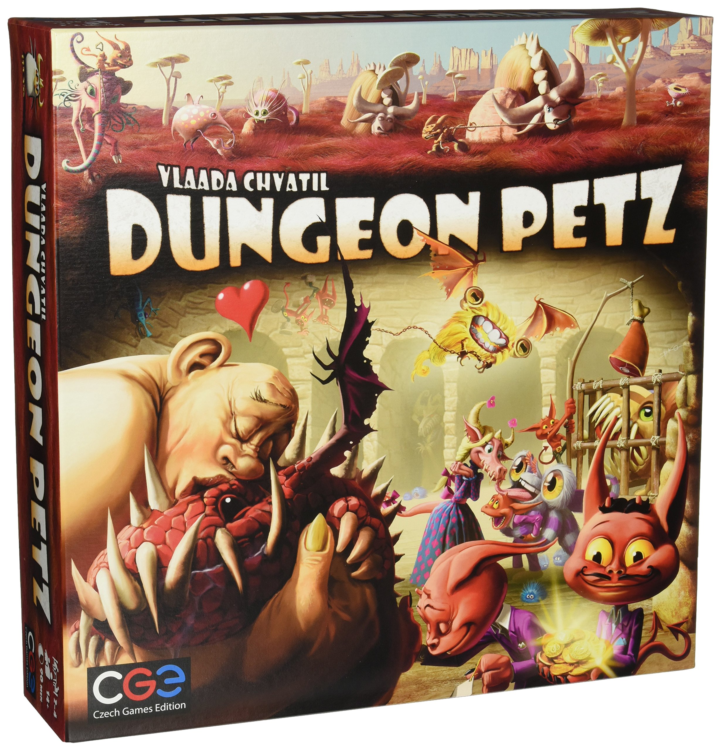 CGE Czech Games Edition Dungeon Petz - Strategic Board Game for Adults & Teens - Fantasy Pet Shop Simulation - Perfect for Game Nights & Family Gatherings