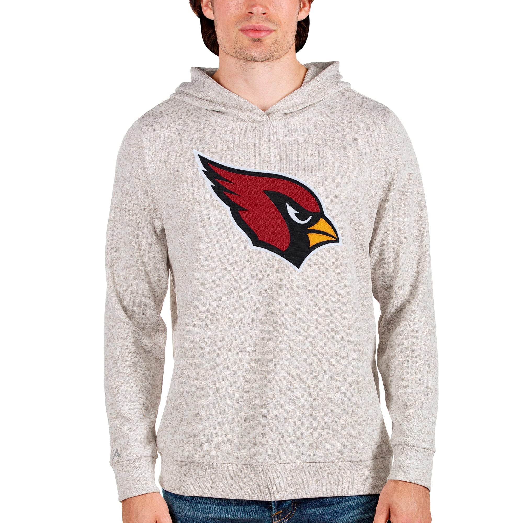 Antigua Men's NFL Team Absolute Pullover Hoodie - Official Licensed Football Sweatshirt for Game Day & Casual Wear