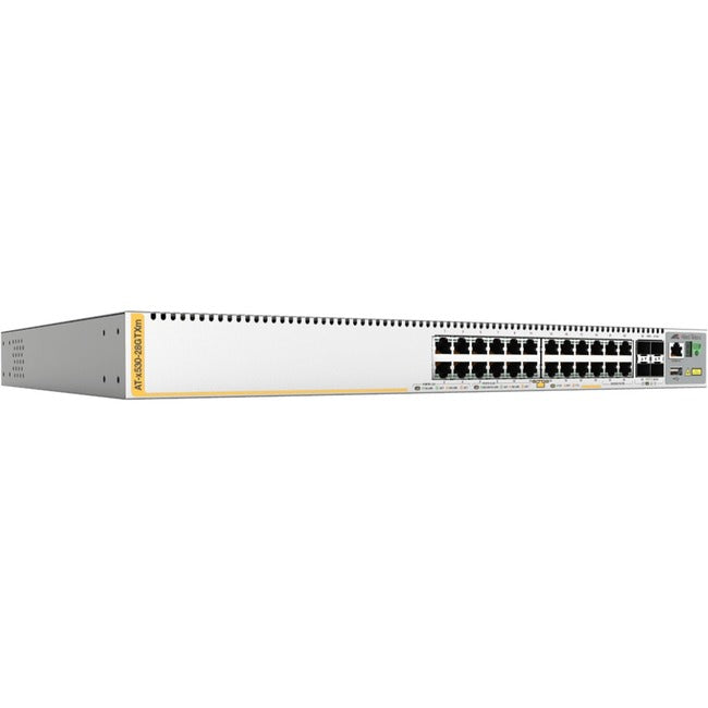 24-Port Gigabit Stackable L3 Switch with 4 x 1G/2.5G/5G SFP Ports - High Performance Network Switch for Enterprise, Data Center, and Office Networking