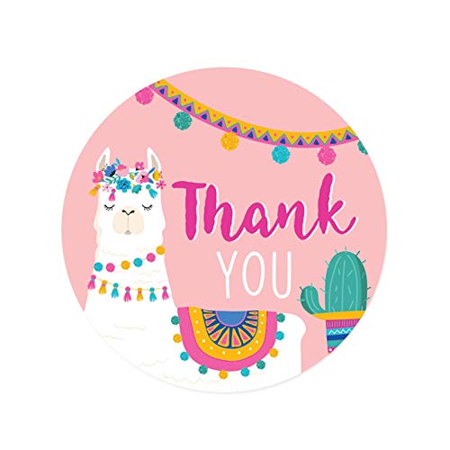 Round Circle Label Thank You