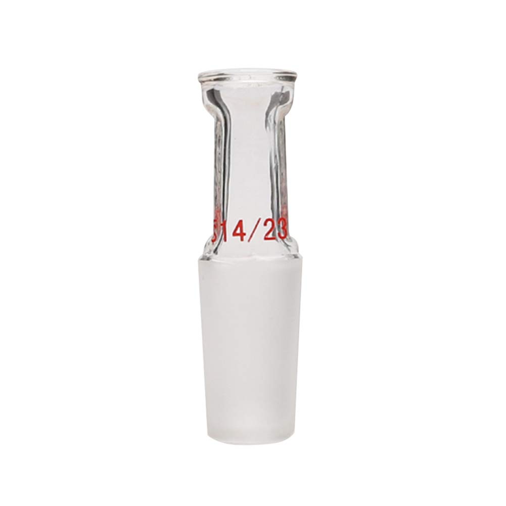 Borosilicate Glass Hollow Glass Stopper 14/23 Joint for Lab Glassware - Perfect for Volumetric Flasks & Separating Funnels | Durable Chemistry Lab Equipment for Precise Measurements & Experiments