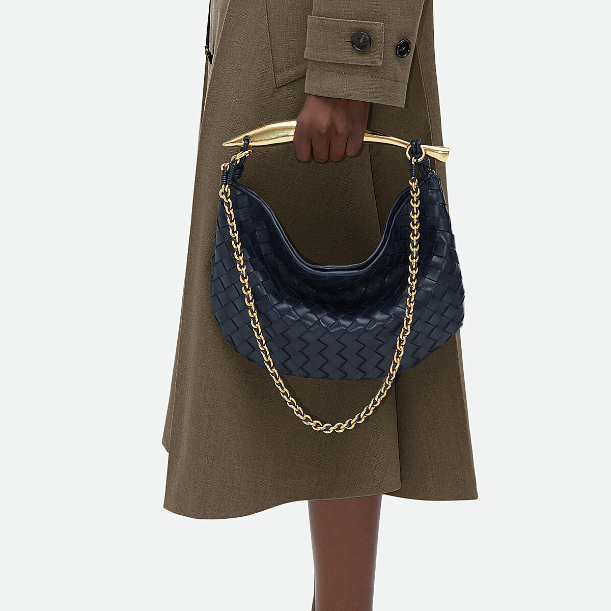 Sardine Top Handle Crossbody Bag with Detachable Chain Strap - Stylish & Spacious Leather Handbag for Women - Perfect for Work, Travel, and Everyday Use