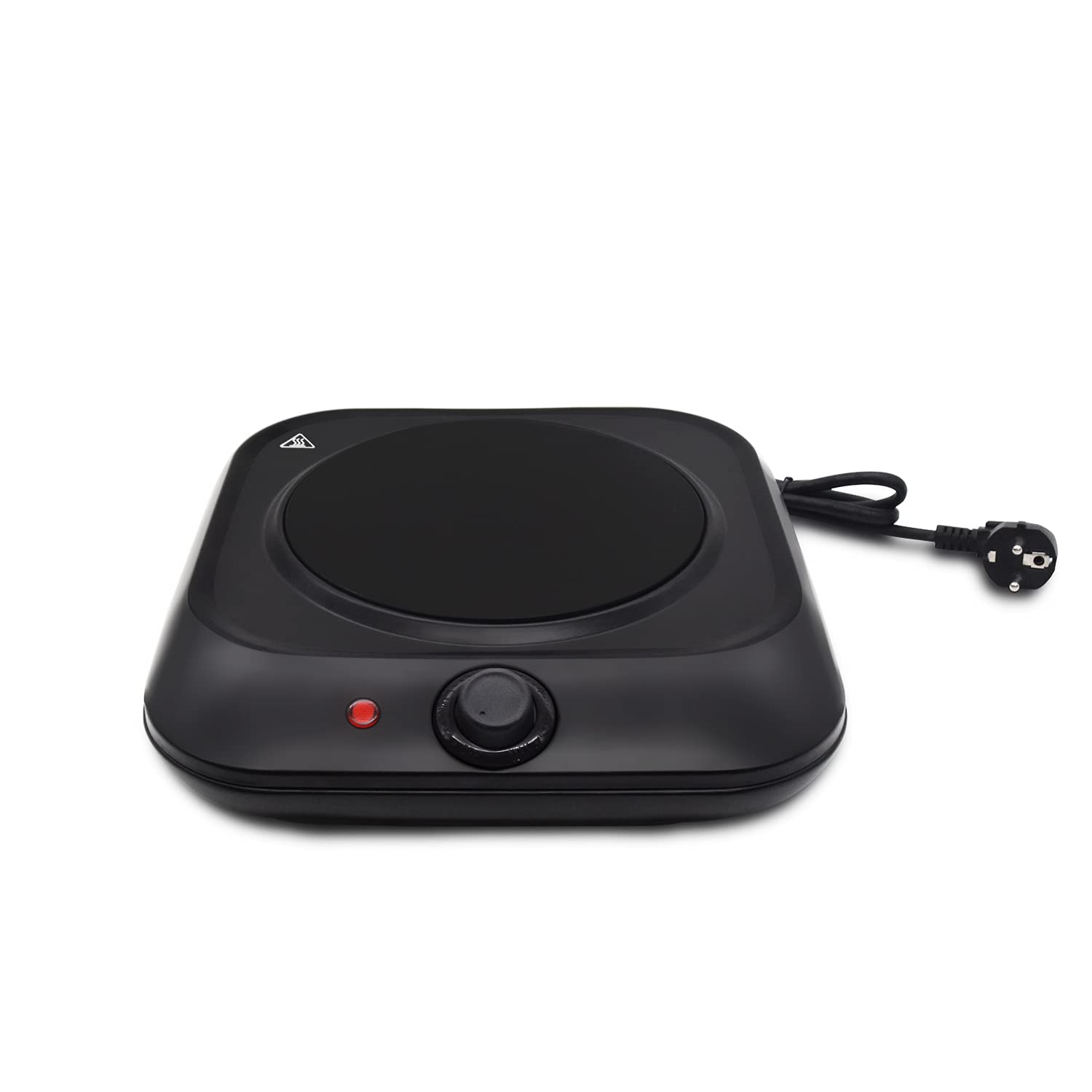 ABHOME 1200W Portable Infrared Electric Stove - Single Burner Cooktop for Kitchen, Camping & Small Spaces - Fast Heating, Energy Efficient, Black (Perfect for Dorms, RVs & Outdoor Cooking)