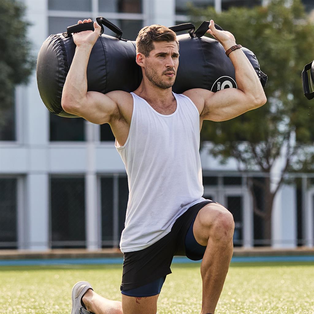 40 lb Cage Fitness Sandbag for CrossFit, Strength Training & Home Workouts - Durable Exercise Equipment for Gym & Outdoor Fitness