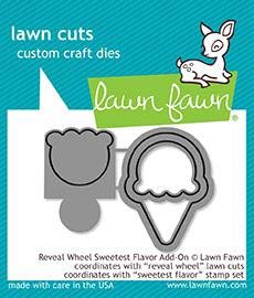 Lawn Cuts Custom Craft Die-Reveal Wheel Sweetest Flavor -LF1700 | Premium Die-Cutting Tool for DIY Scrapbooking, Card Making & Paper Crafts | Perfect for Home Decor, Gift Wrapping & Creative Projects