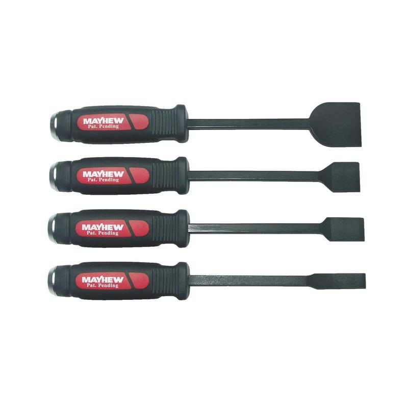 Wright Tool 9M60001 4-Piece Carbon Steel Scraper Set - Professional Automotive & Industrial Cleaning Tools for Rust Removal, Paint Prep, and Surface Restoration