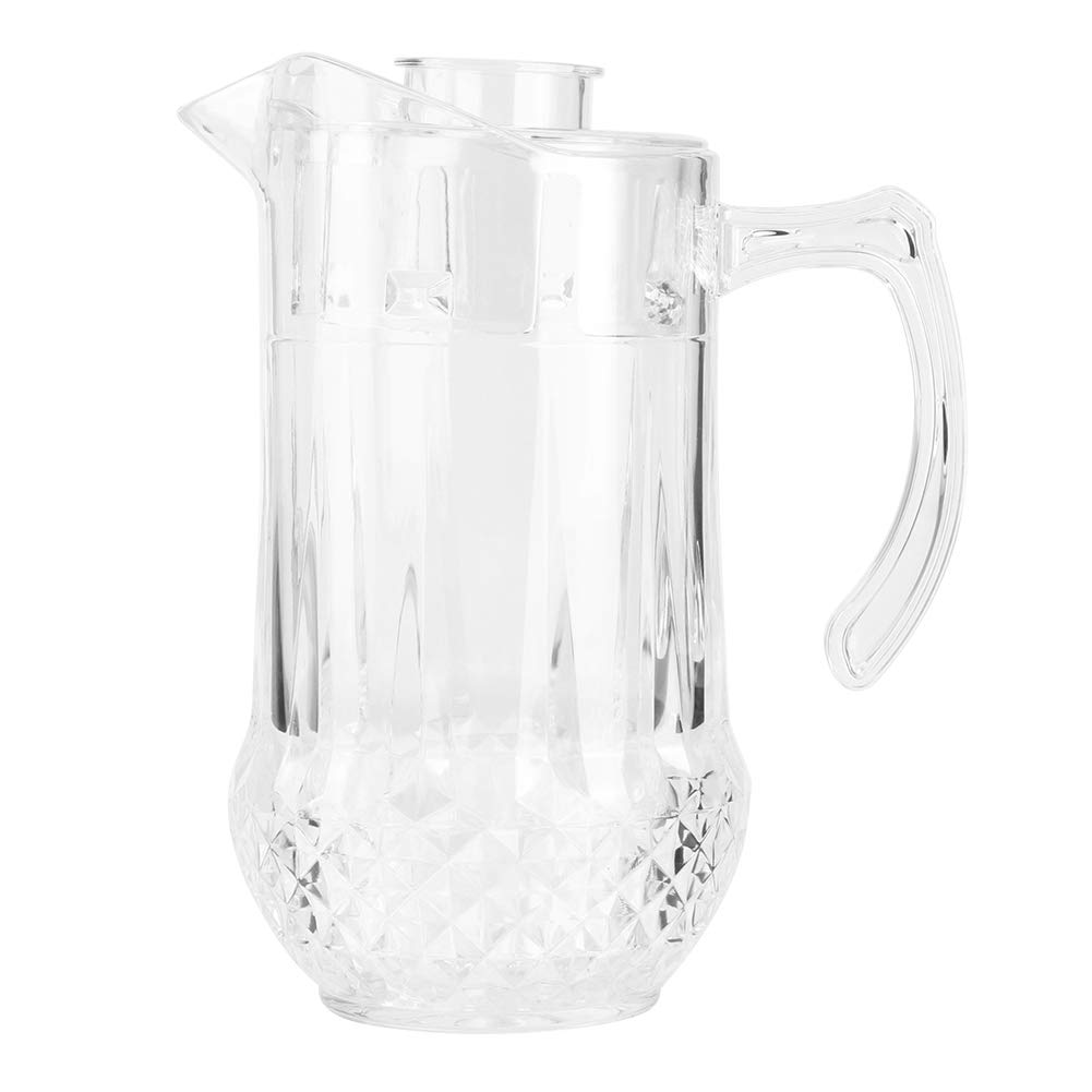 AlvinliteHome 1300ml Acrylic Diamond Cold Kettle - Insulated Juice & Beer Pitcher with Lid for KTV, Bar, Hotel, Party & Home Use | Perfect for Iced Tea, Cocktails & Beverage Serving