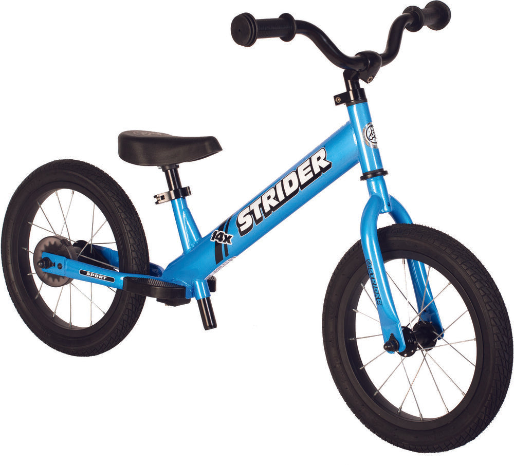 Strider 14x Sport Balance Bike for Kids - Lightweight Aluminum Frame, Adjustable Seat - Perfect for Toddler Learning & Outdoor Play