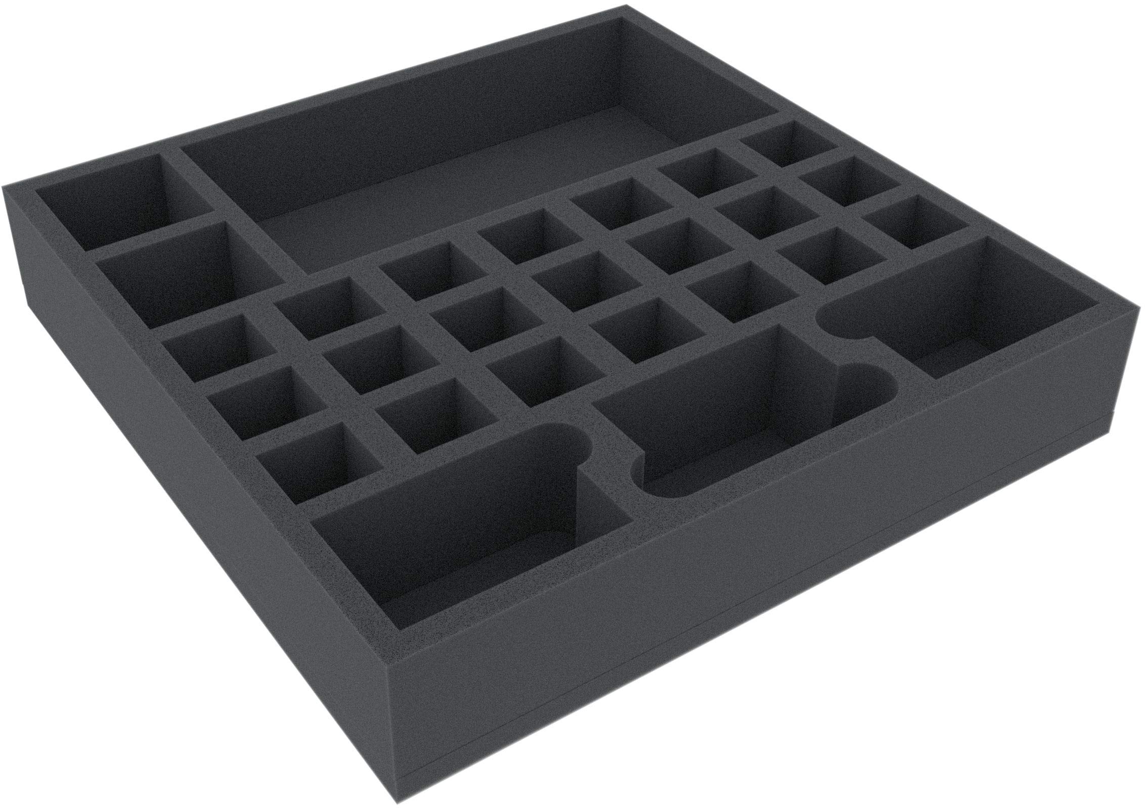 Feldherr Foam Insert Set for Night of The Living Dead: Zombicide Board Game - Premium Storage Solution for Game Pieces & Miniatures - Perfect for Game Nights & Collectors