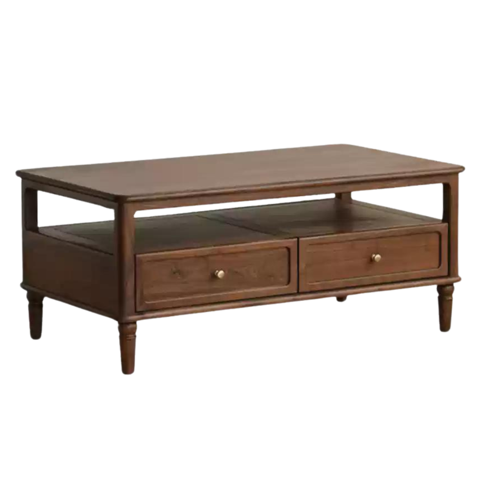 47.2x25.5x19.6 inch / 120x65x50cm  / Rich Dark Walnut color / coffee table