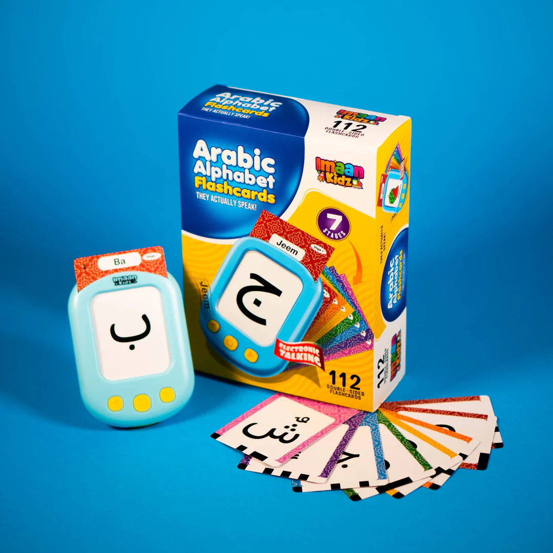 Interactive Arabic Alphabet Talking Flashcards for Kids - Learn Letters & Pronunciation - Perfect for Homeschooling & Early Education