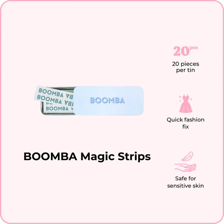 Boomba Magic Strip - Strong Adhesive Tape for Home & Office Use - Perfect for Hanging Pictures, Posters, and Decorations