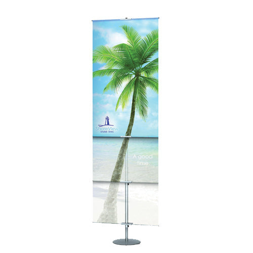 Classic Portable Adjustable Banner Stands - Height Adjustable from 36