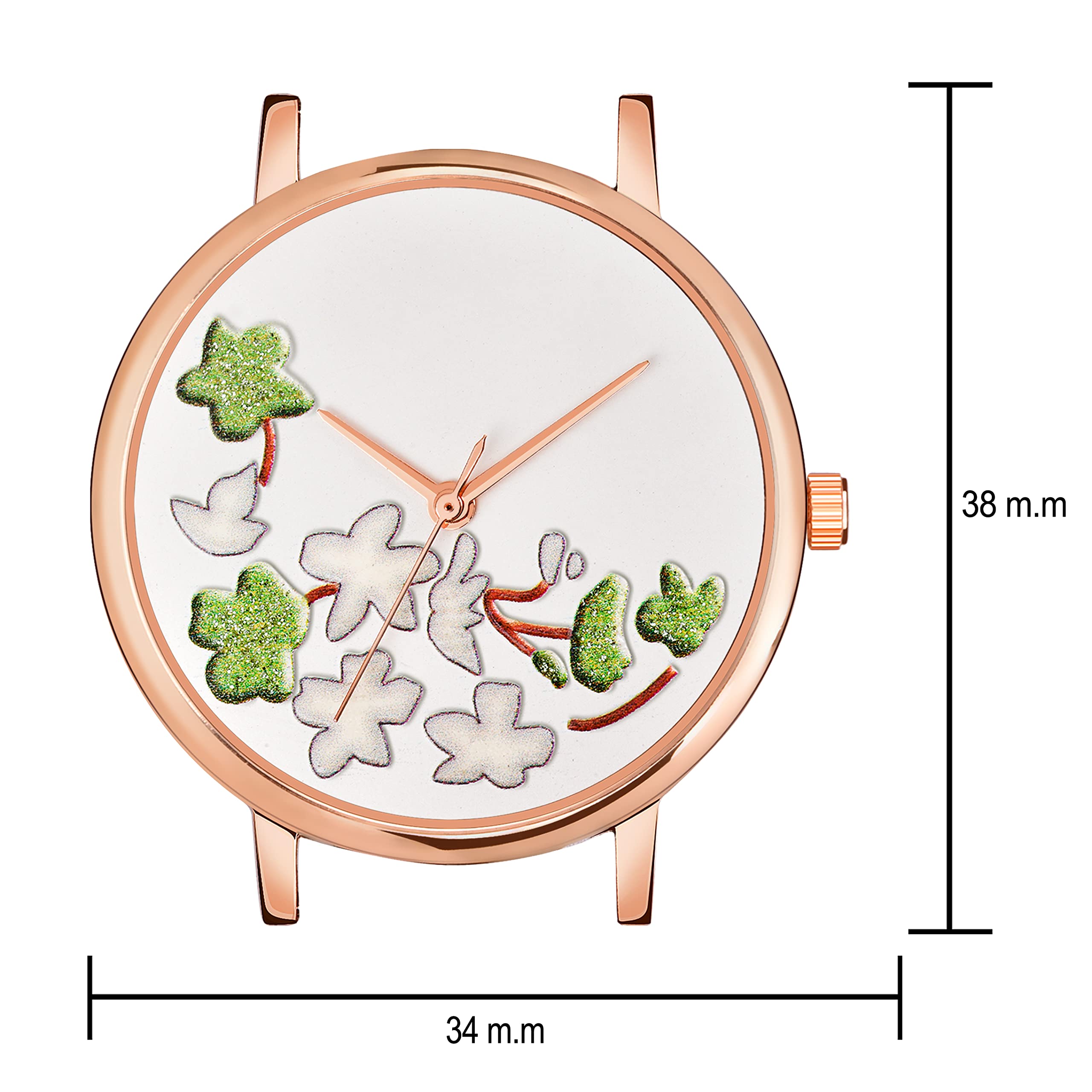 Elegant Stainless Steel & Leather Analog Watch for Women and Girls - Perfect for Office, Date Night, and Everyday Wear