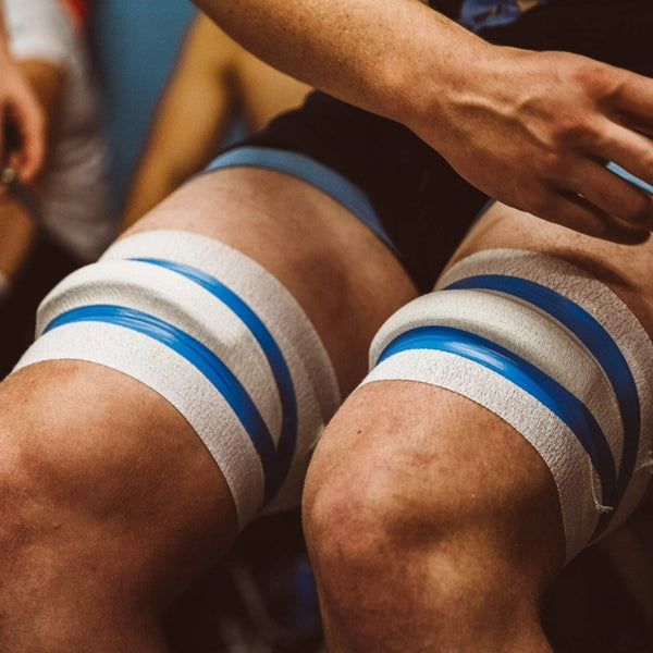 SportTape 1.9cm x 20m Athletic Sock Tape - Royal Blue - Perfect for Running, Soccer & Sports Injury Prevention