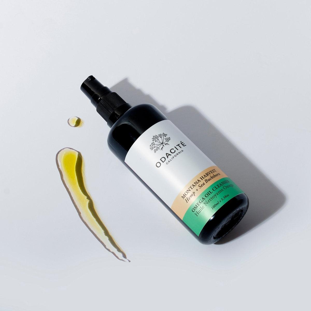 Montana Harvest Omega Oil Cleanser - Organic Facial Cleansing Oil for Dry & Sensitive Skin - Hydrating & Nourishing for Daily Skincare Routine