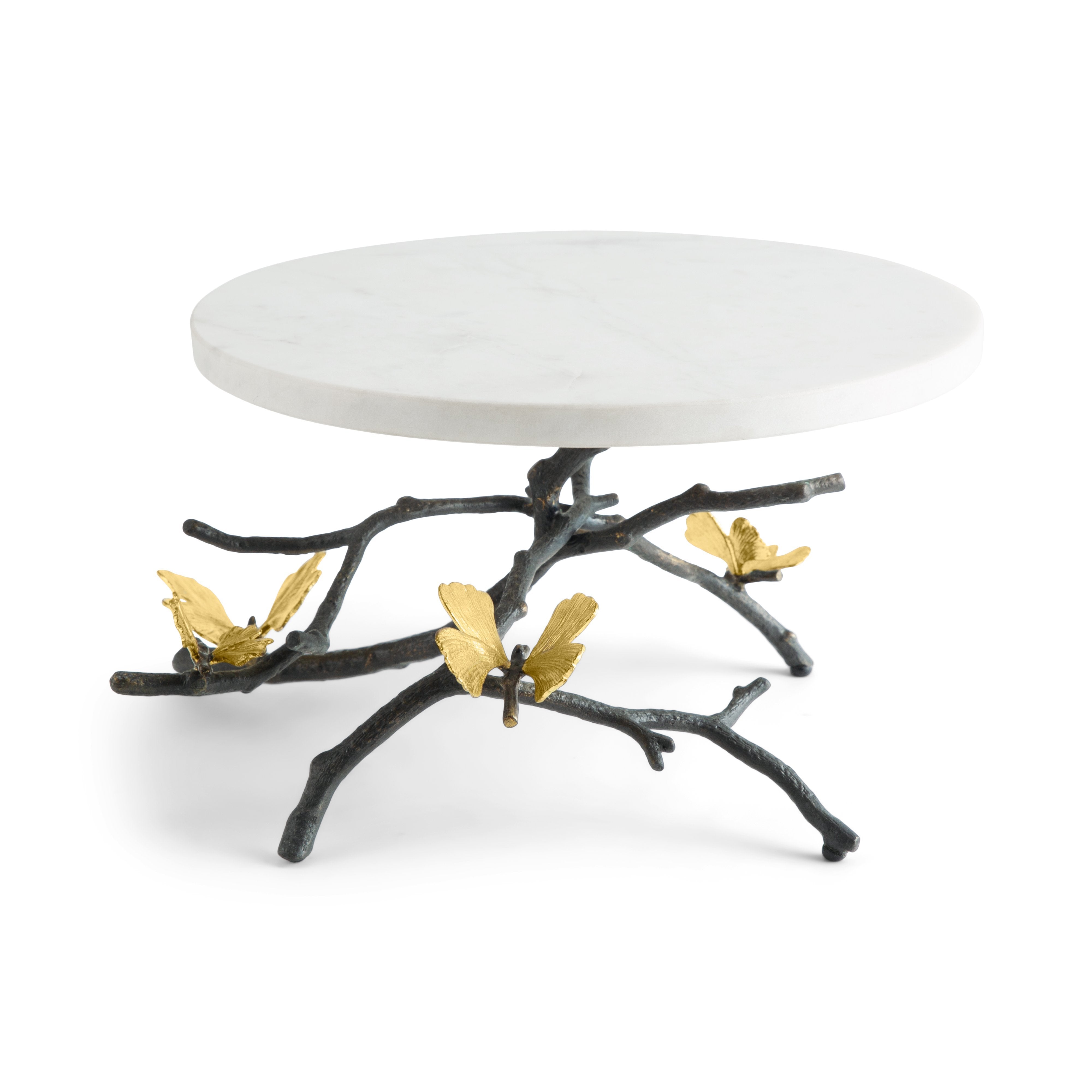 Elegant Butterfly Ginkgo Cake Stand - 3-Tier Dessert Display for Wedding, Birthday & Tea Party Decor