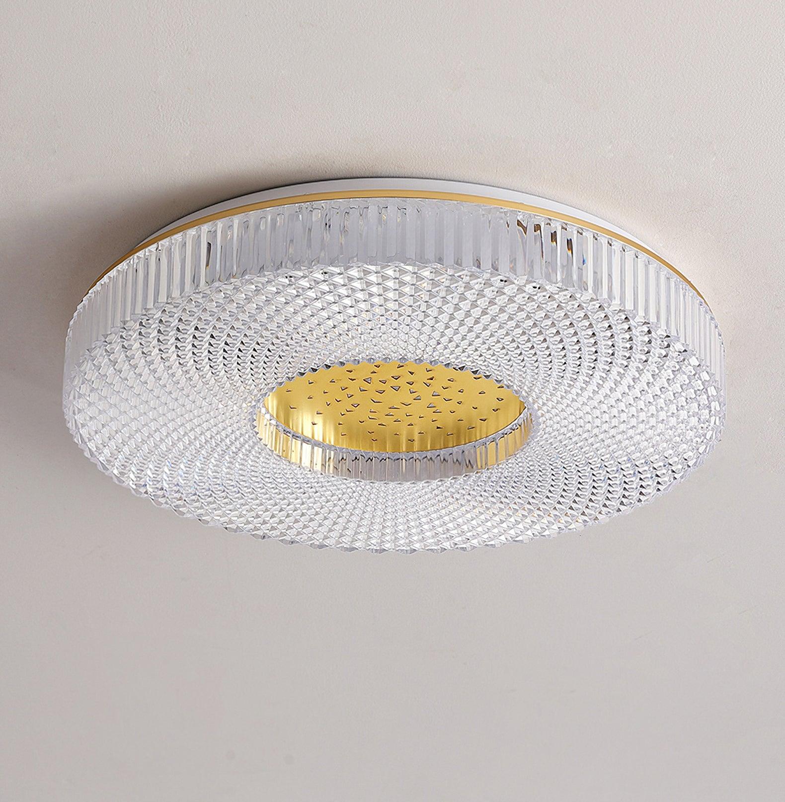 Cimona LED Flush Mount Ceiling Light - Ultra Slim Modern Fixture for Bedroom, Kitchen, Hallway & Closet Lighting - Energy Efficient Dimmable Indoor Light