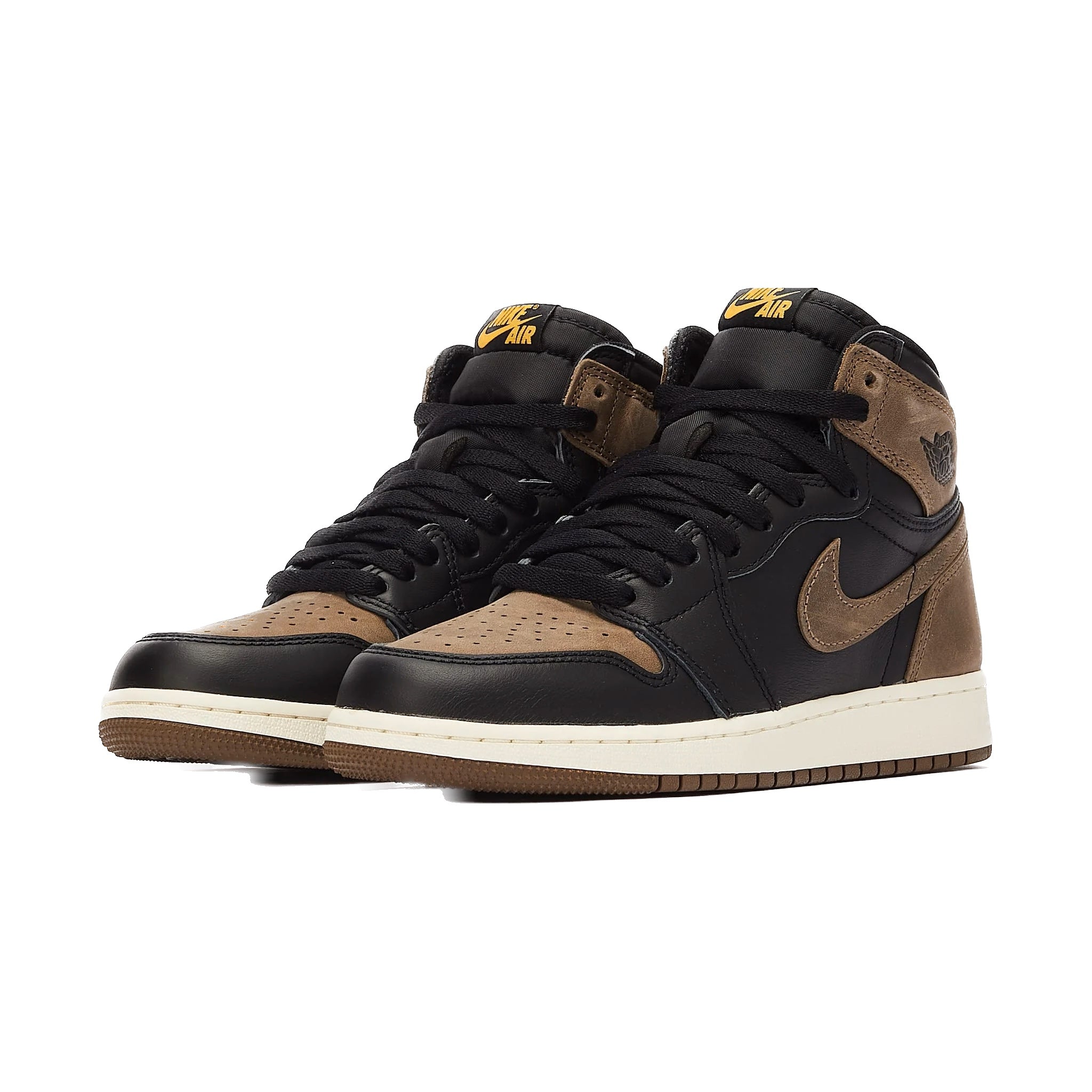 Air Jordan 1 High OG GS Palomino Black Metallic Gold Sail Sneakers - Retro Basketball Shoes for Women & Girls - Perfect for Streetwear, Casual Outfits & Sneaker Collection