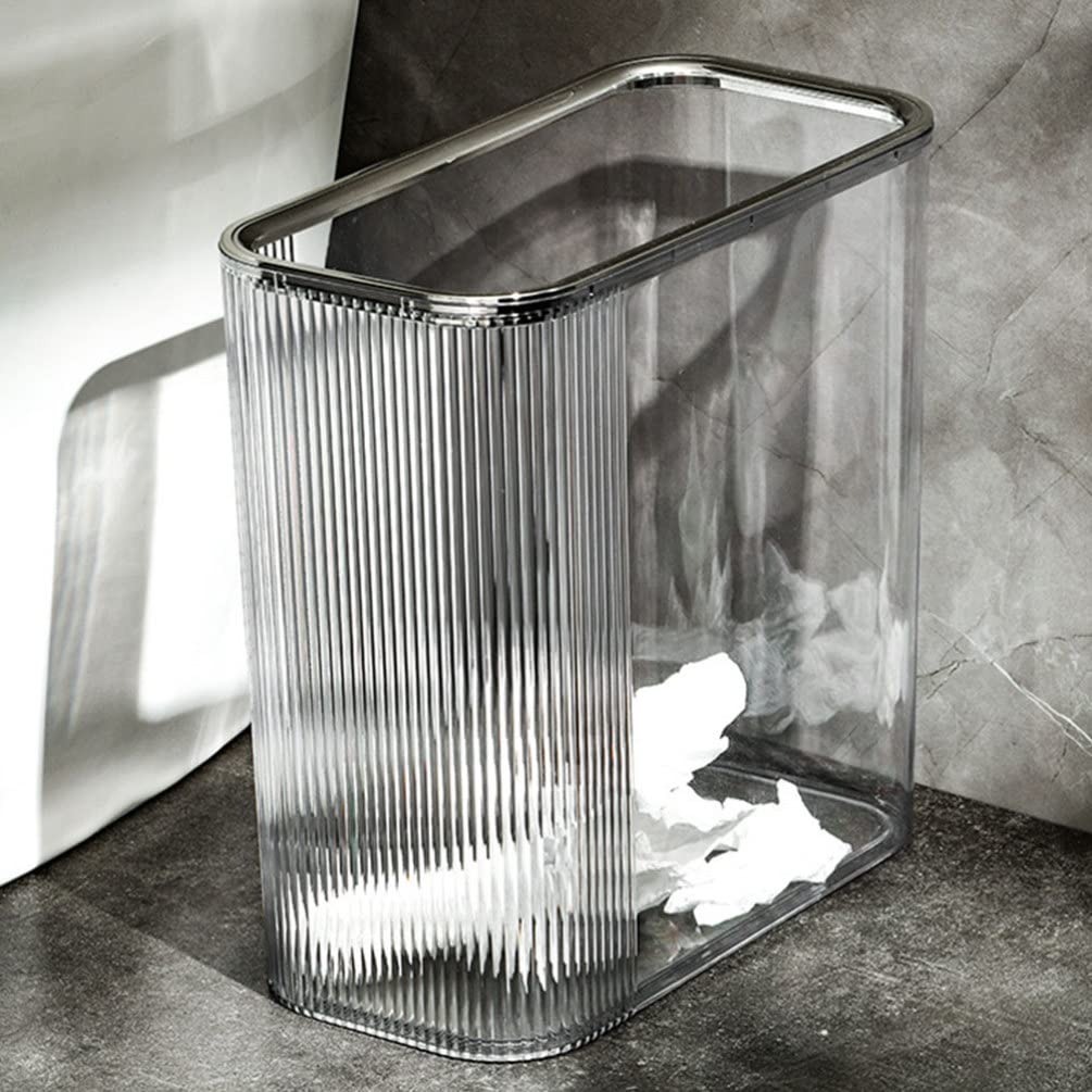 Stainless Steel Office Trash Can with Lid - 13 Gallon Waste Bin for Home, Bedroom & Office - Durable Garbage Container with Step Pedal for Easy Use - Perfect for Kitchen, Bathroom & Workspace
