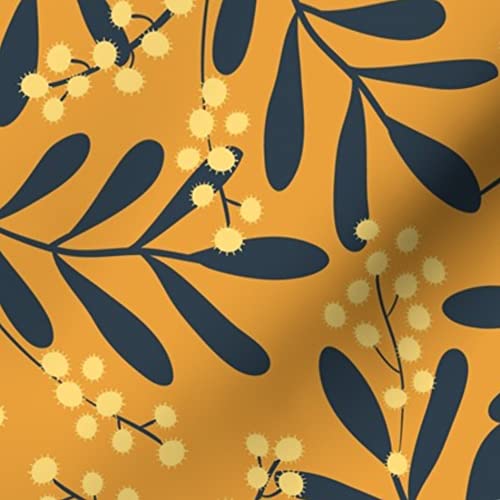 Australian Flora Printed Minky Fabric Fat Quarter - Soft Plush Material for Sewing Baby Blankets & Quilt Backing - Perfect for Nursery Decor, DIY Crafts, and Cozy Home Projects