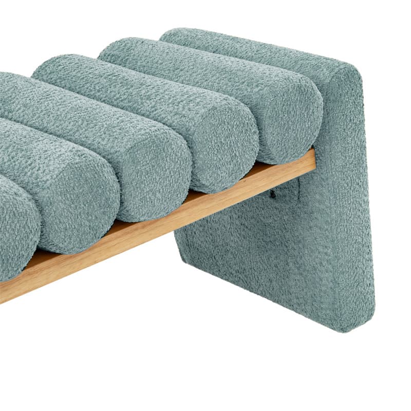 Modern Functional Bench with Solid Wood Seat Frame - Stylish Entryway, Living Room, or Bedroom Seating - Durable & Comfortable for Home Decor