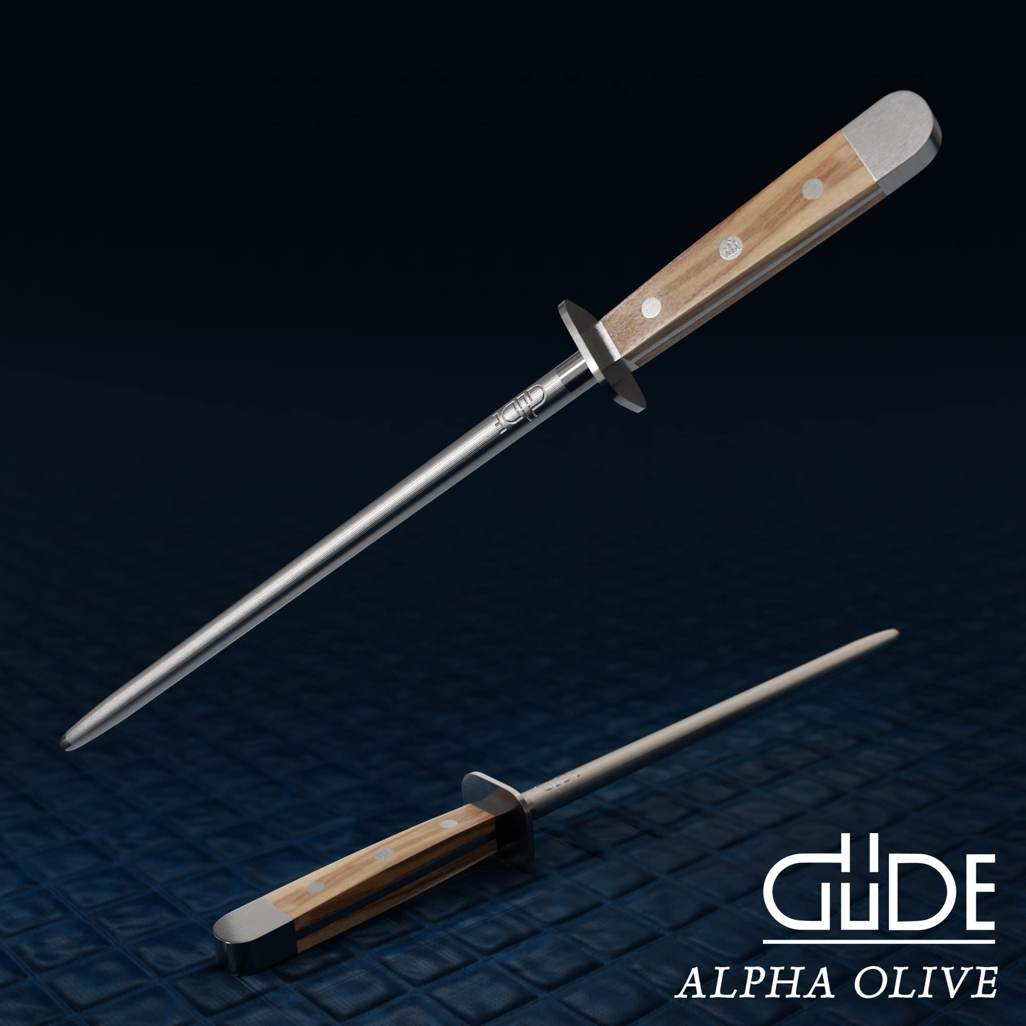 Premium Güde Alpha Olive Series 10-Inch Hand-Forged Stainless Steel Knife with Olive Wood Handle - Razor Sharp Chef's Knife for Professional Cooking, Slicing, and Chopping - Perfect for Home Kitchens & Culinary Gifts