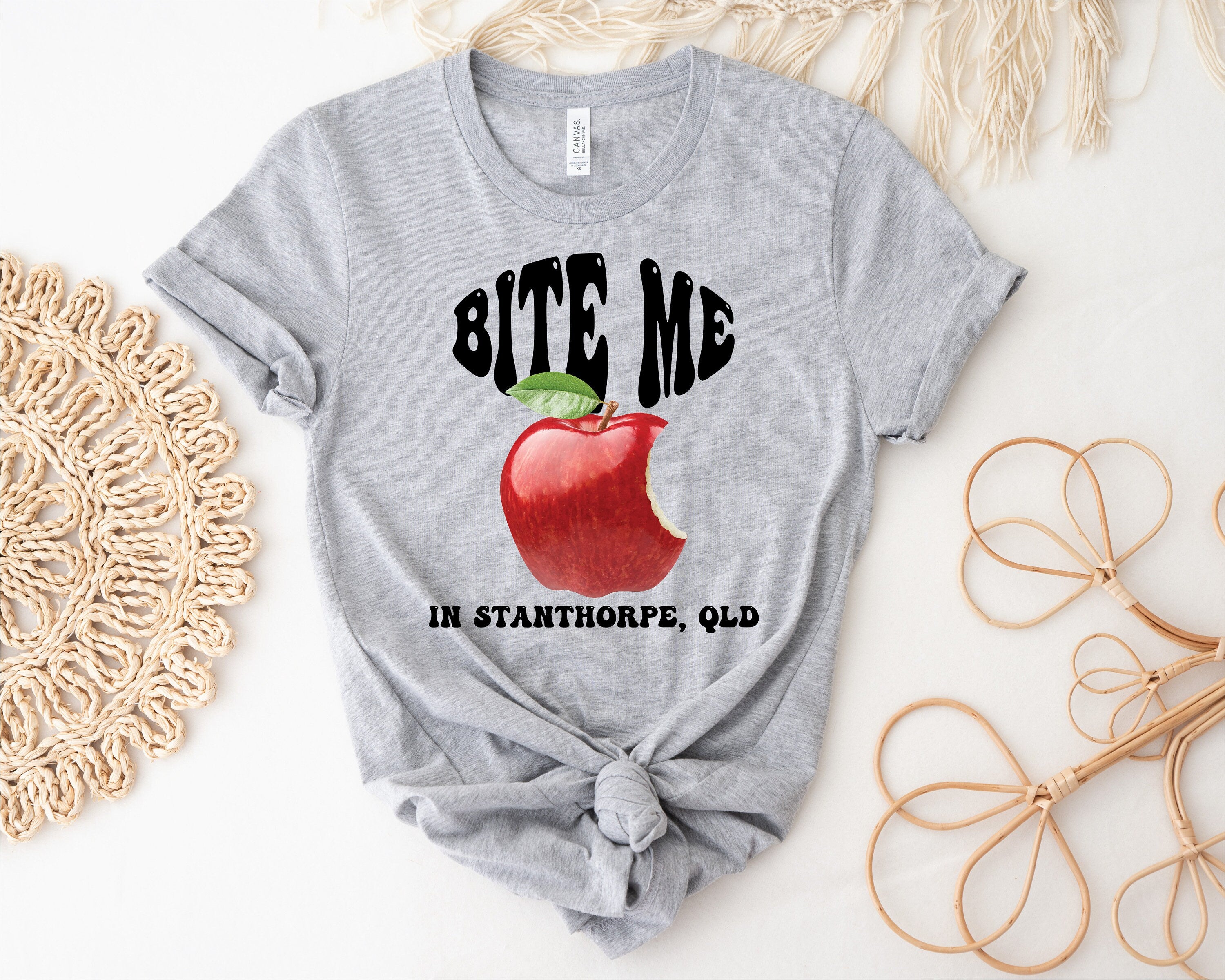 Bite Me in Stanthorpe - Funny Sarcastic T-Shirt for Men & Women - Perfect for Parties, Gifts & Everyday Wear