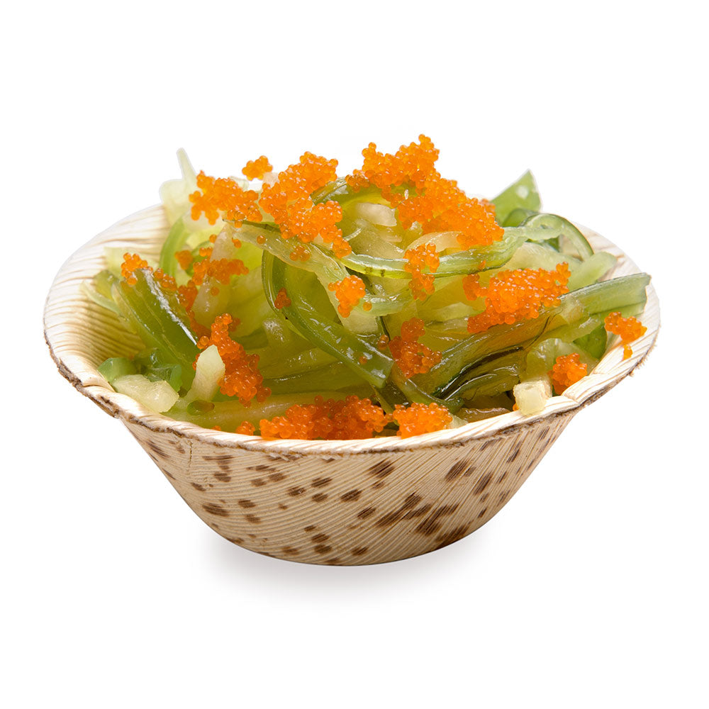 Natural Bamboo Bowls 2 oz Round - Eco-Friendly Disposable Bowls (3