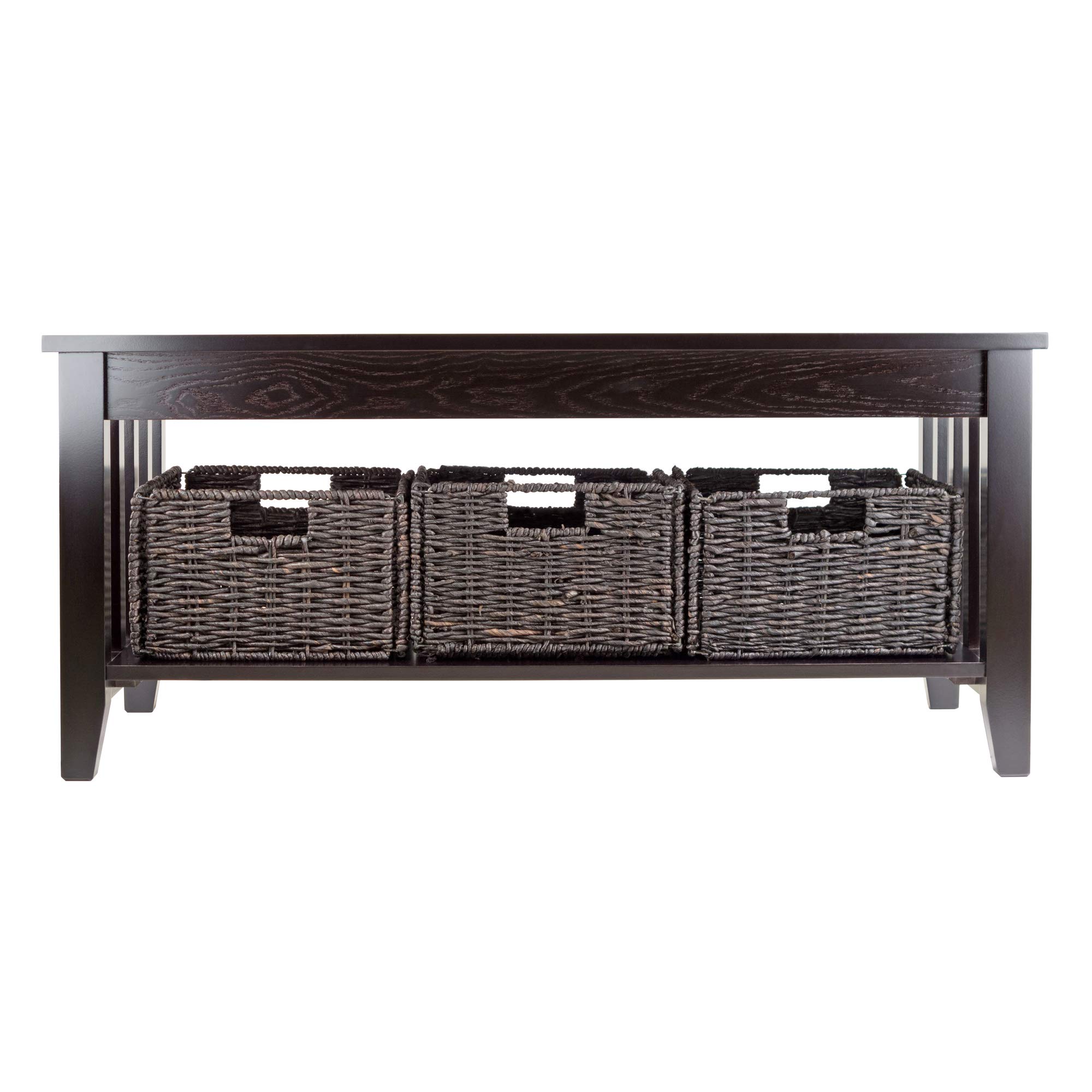 Winsome Morris Espresso Accent Table - Small Side Table for Living Room, Bedroom, Office - Perfect for Coffee, Books, and Decor
