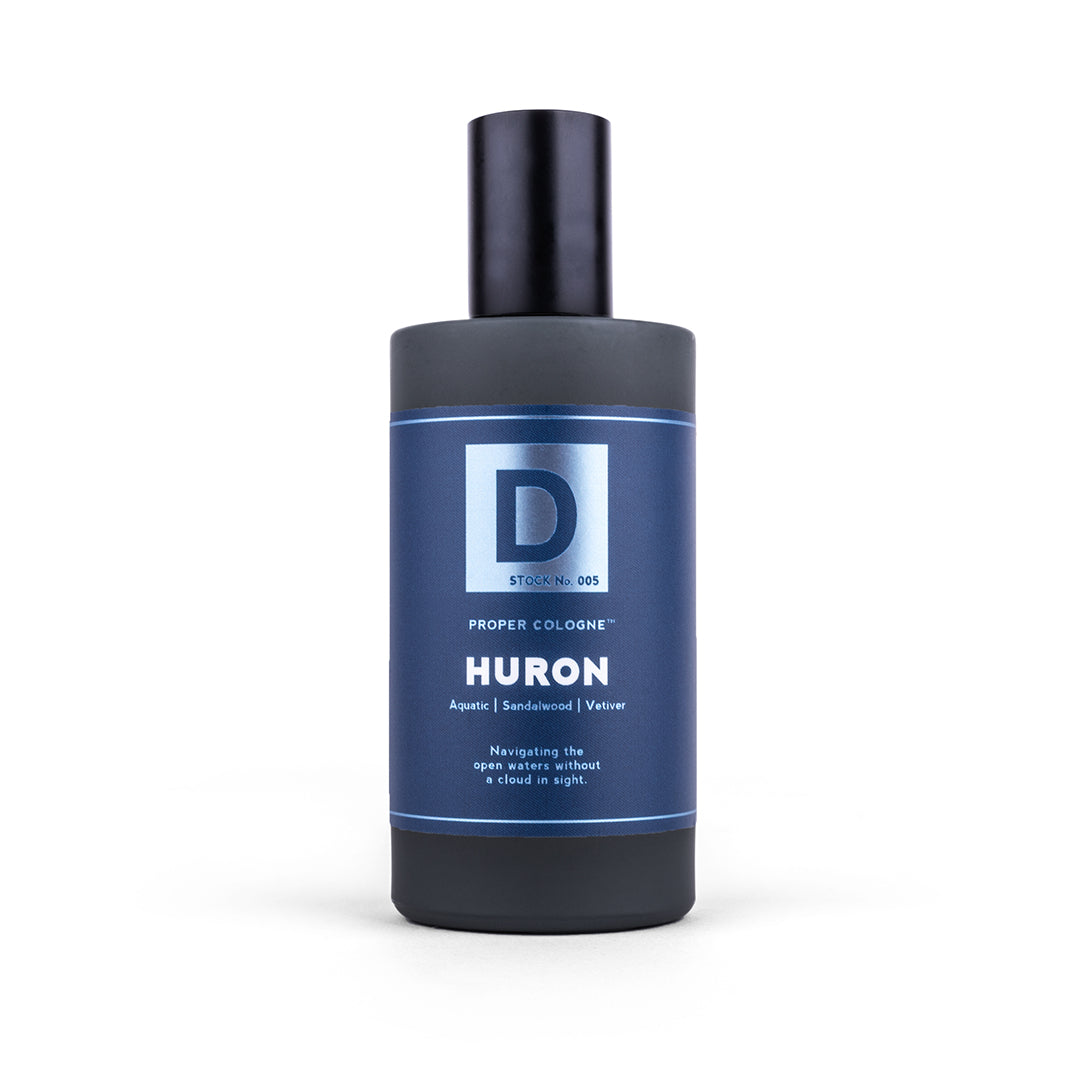 Duke Cannon Huron Proper Cologne for Men - Premium Long Lasting Fragrance for Everyday Wear & Special Occasions