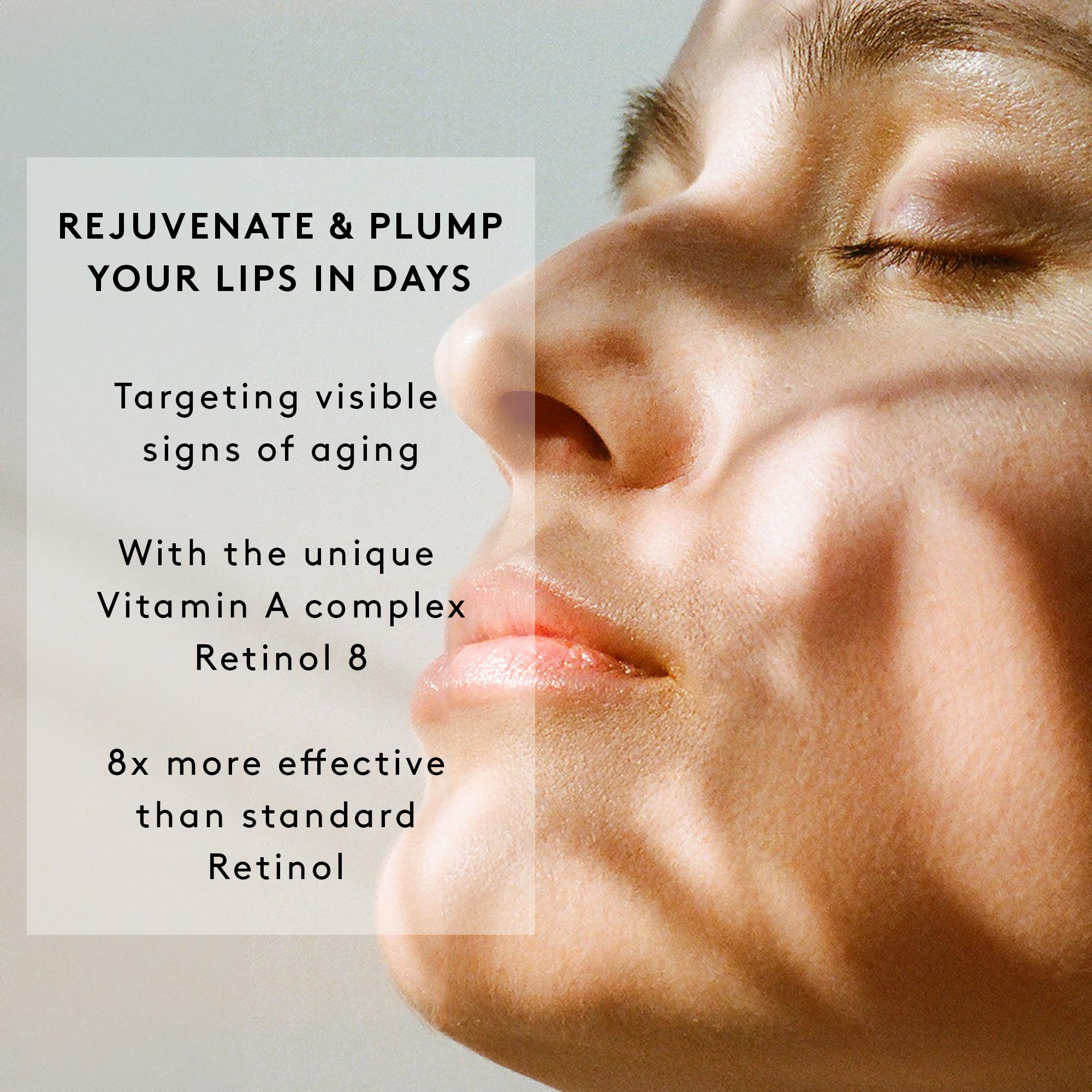 Verso Skincare Lip Serum for Women - Hydrating & Plumping Lip Treatment, 0.5 oz | Anti-Aging Lip Care with Hyaluronic Acid | Perfect for Dry Lips & Nighttime Routine